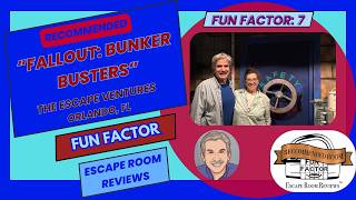 Escape Room Review: "Fallout: Bunker Busters" Escape Ventures (Orlando, FL) | Rec FUN FACTOR: 7
