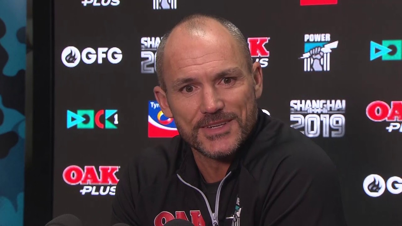 Brett Montgomery press conference: 8 April 2019