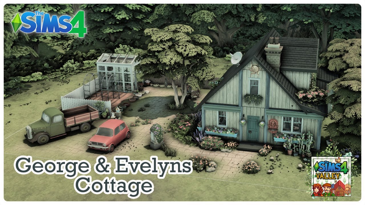 George & Evelyn STV home || The Sims4: Speed Build || NO CC