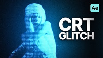 How to create CRT GLITCH Effect with NO PLUGINS (After Effects)