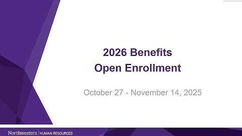 2026 Benefits Open Enrollment