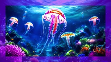 Mesmerizing AI-Generated Jellyfish Animation 🌊✨"