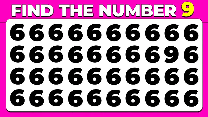 How Good are Your Eyes - Find the ODD One Out | Numbers and Letters Edition | Odd One Out Challenge