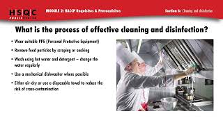 HSQC Academy - Food Safety Level 2 Module 2, Section 6