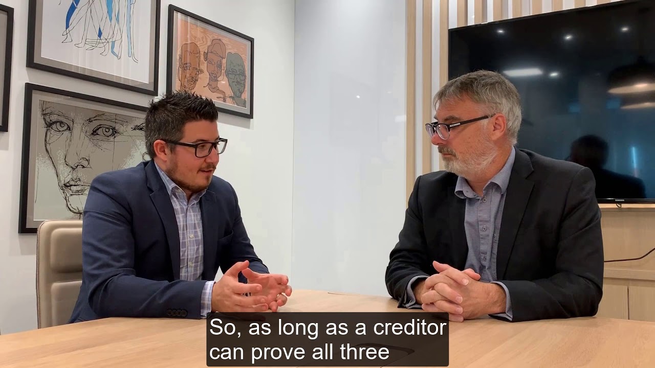 Voidable Transactions: Lawyer and a Liquidator Perspective (Intro Video)