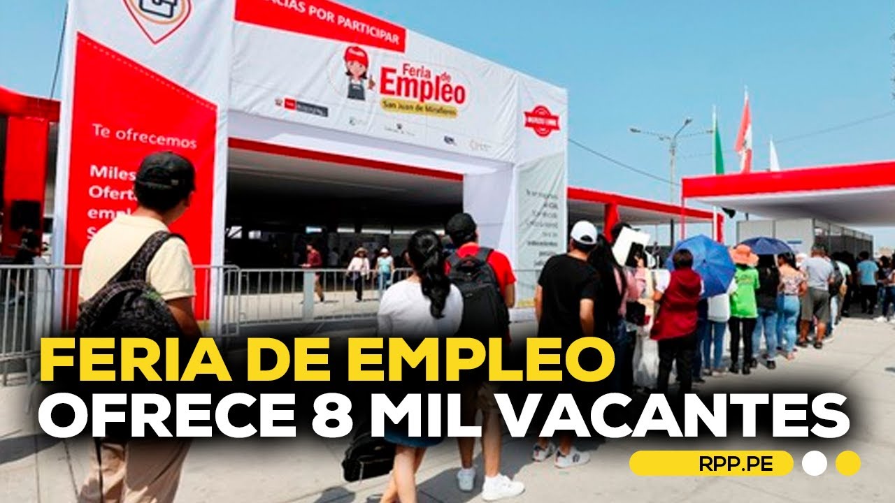 Ministerio de Trabajo lanza Feria de Empleo con 8,000 vacantes para ...