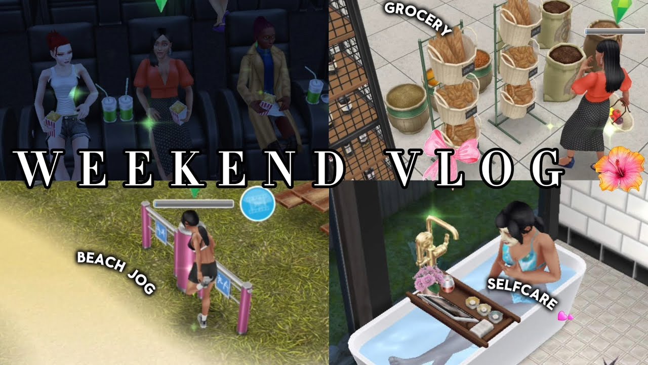 SPEND THE WEEKEND WITH ME🌺✨️ |THE SIMS FREEPLAY VLOG #04 | 