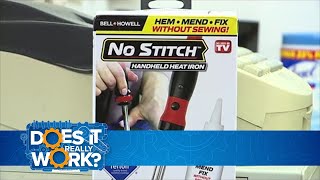 Does It Really Work: No Stitch handheld heat iron