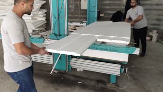 Amazing Factory! Insulated Decor Production with Styrofoam Foam Eps!