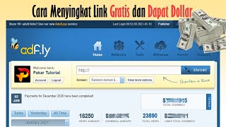 Cara Menyingkat Link URL Gratis serta Dapat Uang Dollar