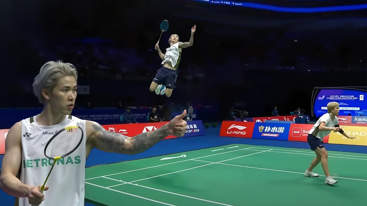 The Gangster Smashes by Chen Tang Jie | Power Smash Badminton All Out Attack