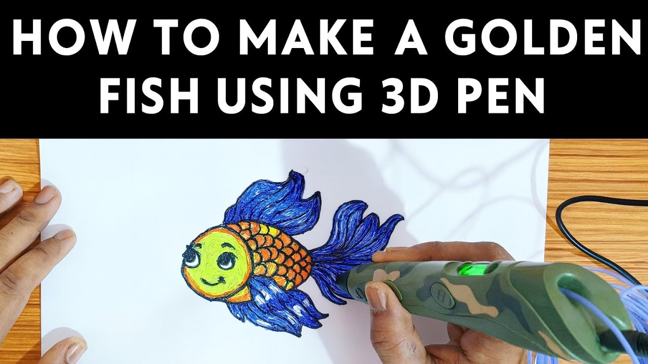 🔥 How To Make A Fish Using 3D Pen 🔥 #fish #3dcrafts #3dpenart . मछली ...
