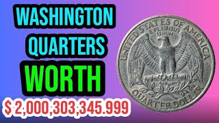 STOP!You Might Have a $ 2,000,303,946.999+ Rare Washington Quarters Hidden in Your Change!keep safe!