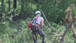 Crews continue tornado clean-up as more severe weather looms