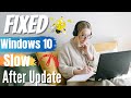 How to Fix Windows 10 Slow After Update ( 2025 )