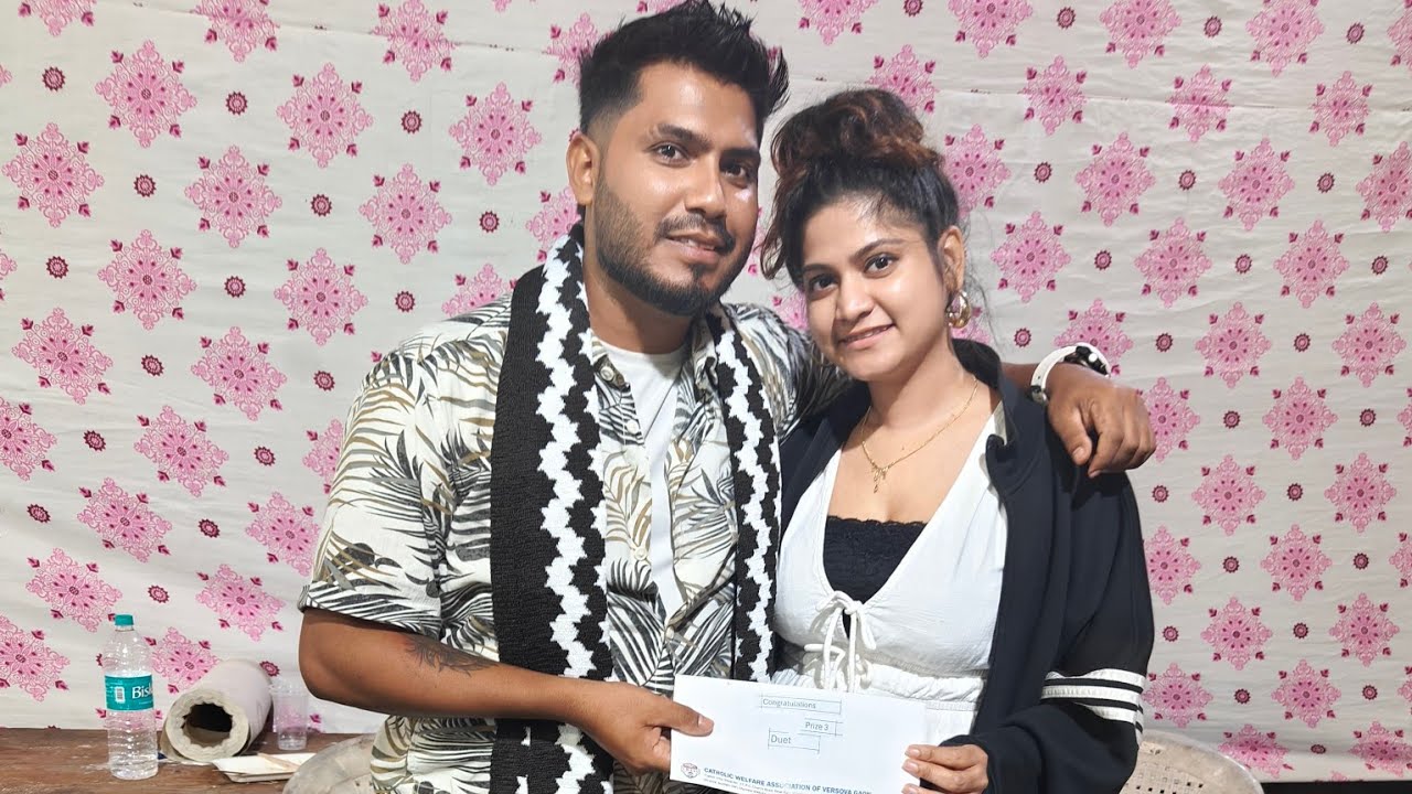 Eastindian singing competition (versova)Title - TUS MAZA NAVRA (Consolation Prize)✨❤️