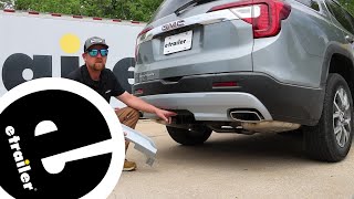Full etrailer | Setting up the Curt Trailer Hitch Receiver on a 2023 GMC Acadia Guide