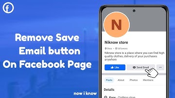 How to remove send email button on facebook page 2024