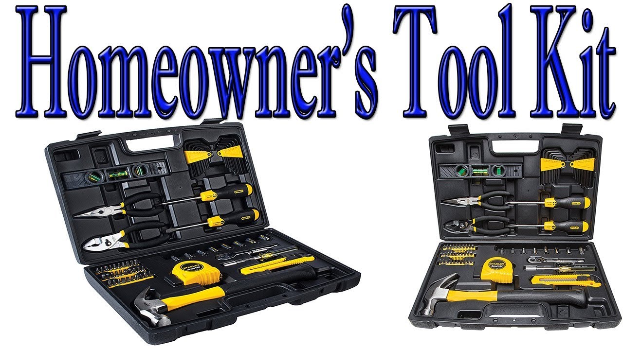 Stanley 94248 65Piece Homeowner's Tool Kit YouTube