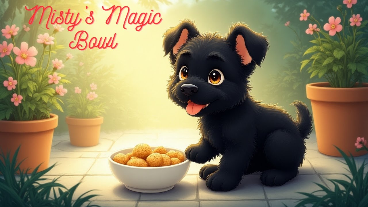 Misty and Her Magic Bowl | Animated Puppy Story For Kids | Classic Bedtime Stories