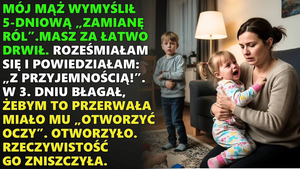 Obudziłam się o piątej rano, nim jeszcze zadzwonił budzik, i przez chwilę leżałam w ciemności, słuchając ciszy. To był pierwszy dzień od miesięcy, w którym nie musiałam wstawać do dzieci. Wstałam...