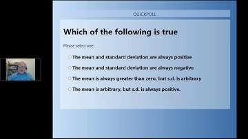 Lecture 2 Data Distributions and Chebyshev