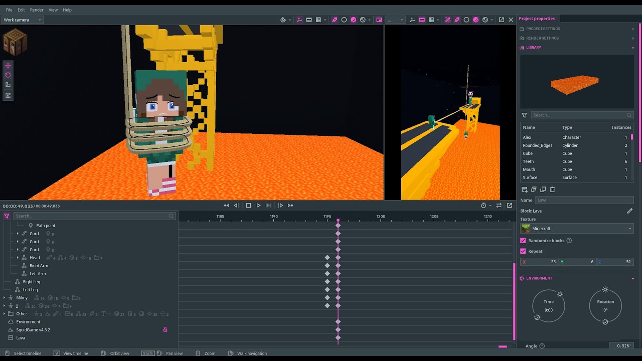Making Minecraft animations in Mine Imator #minecraftanimation # ...
