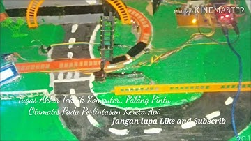 Tugas akhir Teknik Komputer Palang Pintu otomatis Pada perlintasan Kereta Api