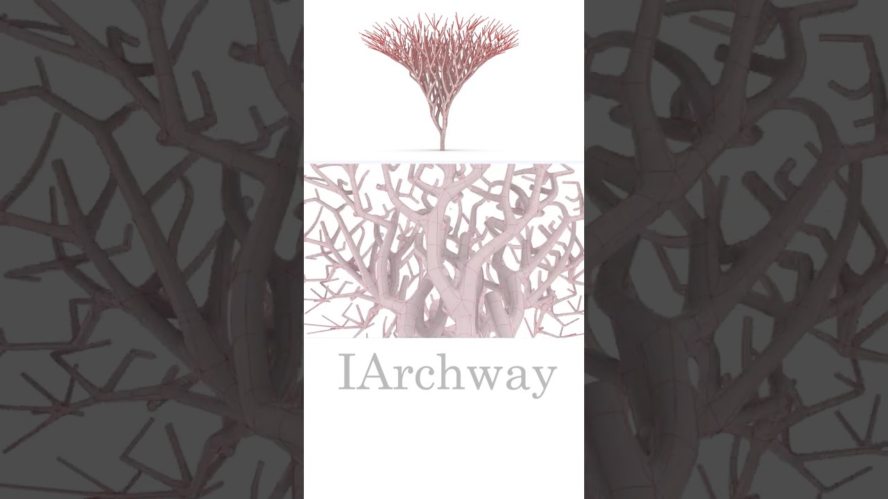 [Grasshopper]How to create a tree trunk and branches 