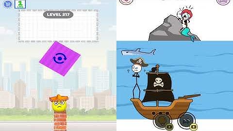 Draw To Smash VS Thief Puzzle - Satisfying ASMR Gameplay All Levels Android iOS