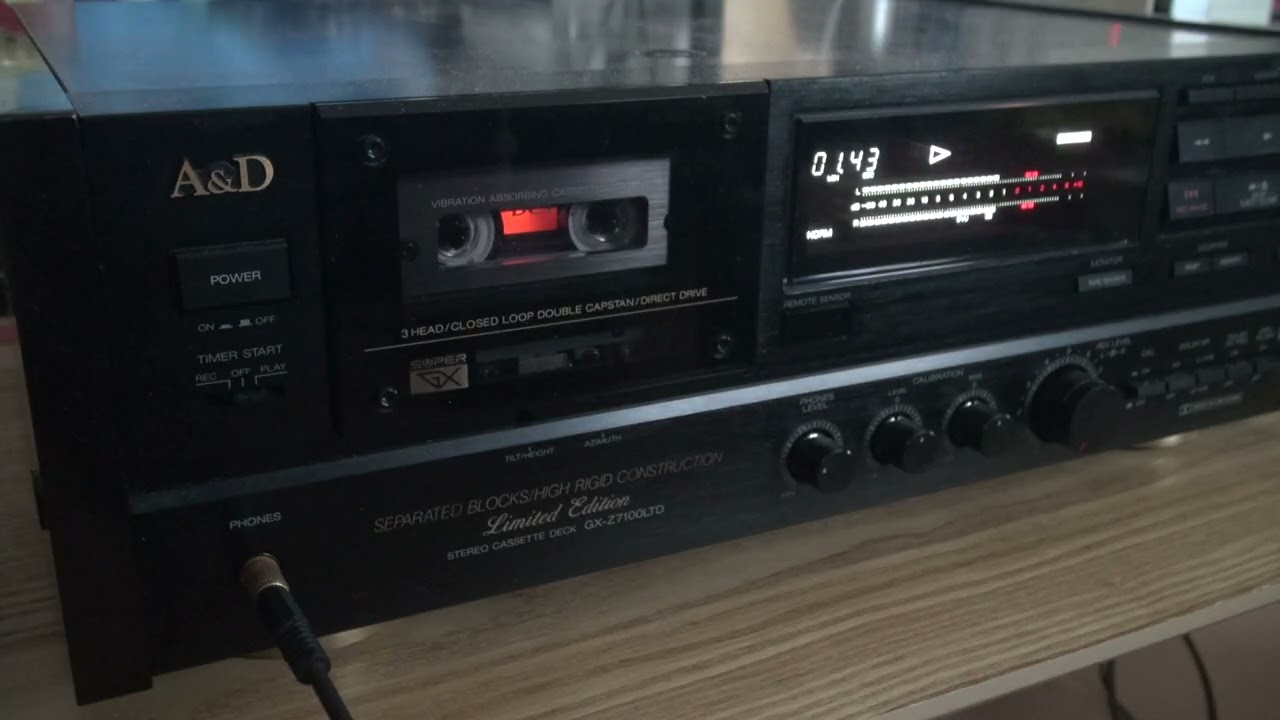 カセットデッキ】A&D GX-Z7100LTD で「鳥の詩」【自己録再】 - YouTube