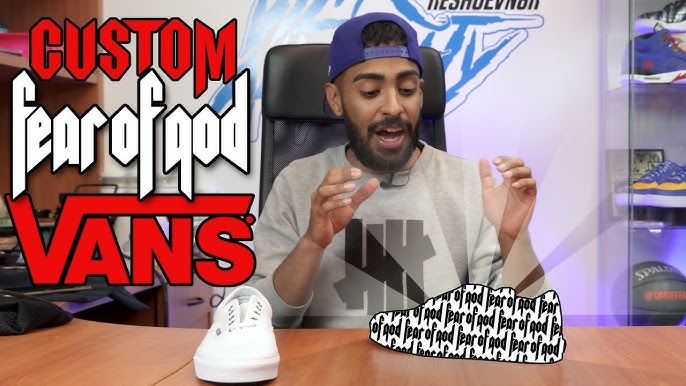 Reflective Louis Vuitton Custom Vans – Tori's Custom Art