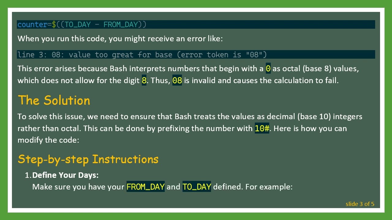 Get the Difference Between Two Days in Bash Linux