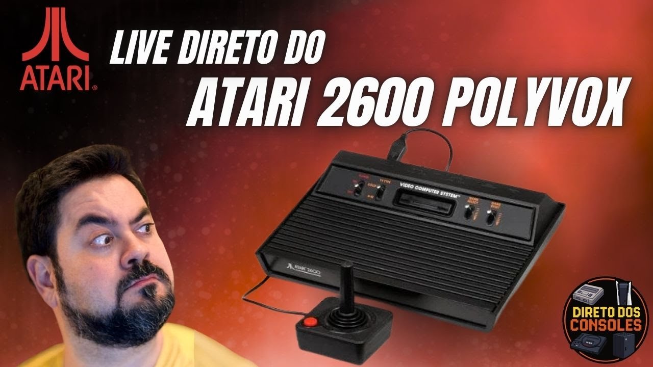 ATARI 2600 AO VIVO!