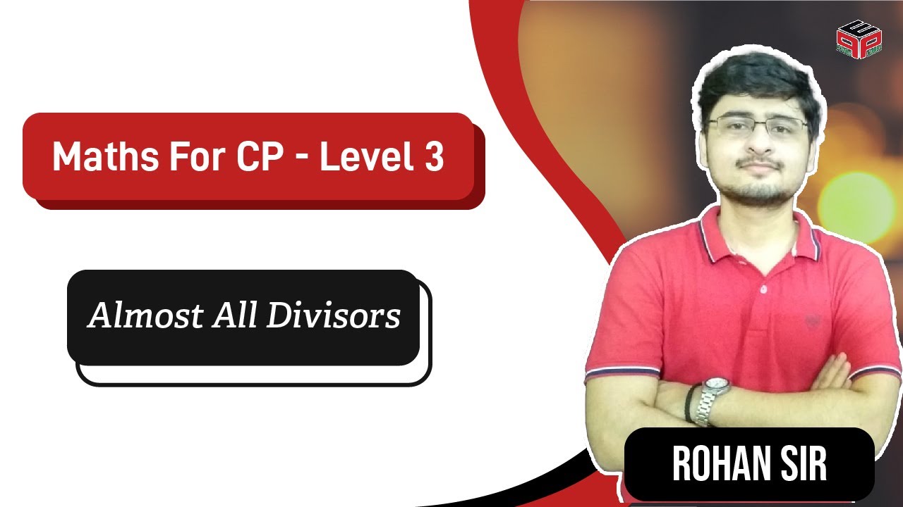 Almost all divisors codeforces youtube