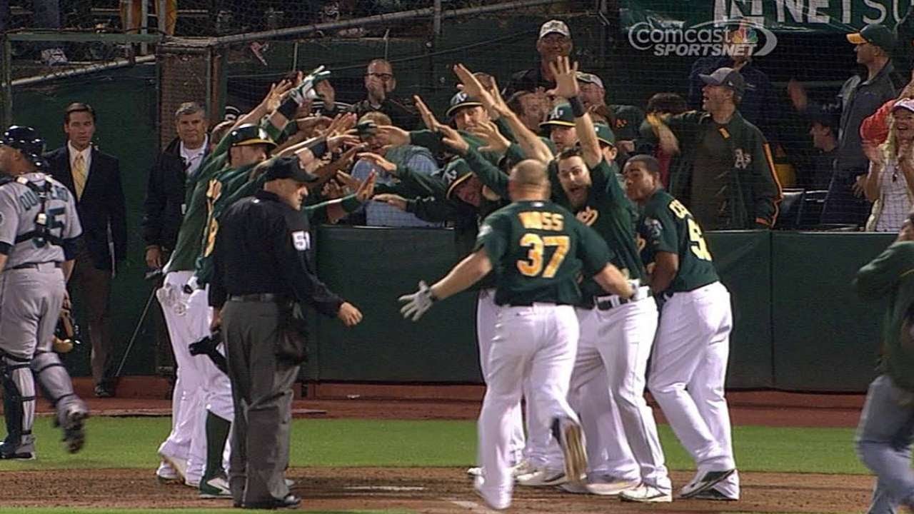 a walk off home run