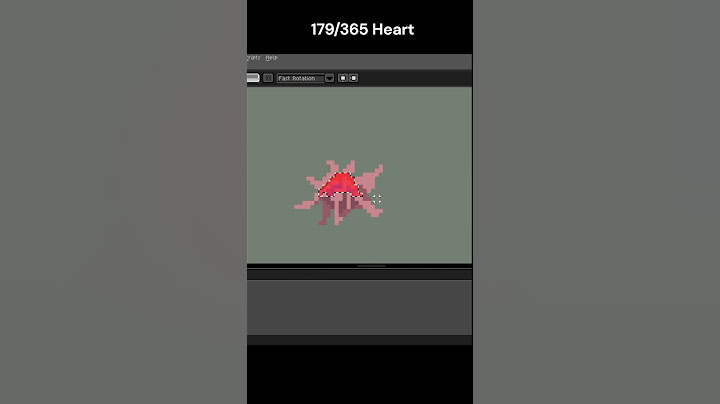 June 28 - Heart | Drawing Pixel Art On One Canva For 365 Days Straight #pixelart