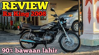 REVIEW LAGI...RX KING 2008 HITAM KONDISI ORIGINAL ALAMI 90 PERSEN BAWAAN LAHIR...