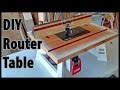 How To Make A Router Table