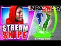 Stream Sniping the Most TOXIC STREAMER on NBA 2K23 *MADE HIM POP BLOOD VESSEL*