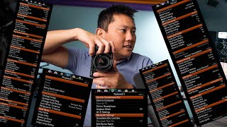 Going over EVERY option on a SONY Camera Menu