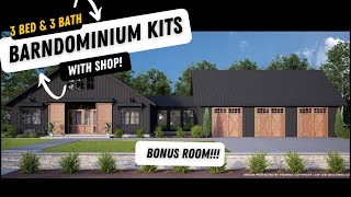 A Barndominium With a Unique Shop and Purchasable Barndominium Kits???