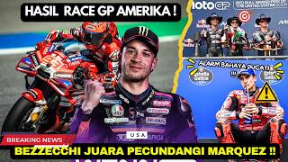 panashasil Race Gp Amerika Bezzecchi Juarakembali Pecundangi Marc Marquezmotogp Hari Ini
