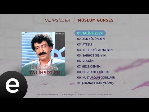 Talihsizler (Müslüm Gürses) Official Audio #talihsizler #müslümgürses - Esen Müzik