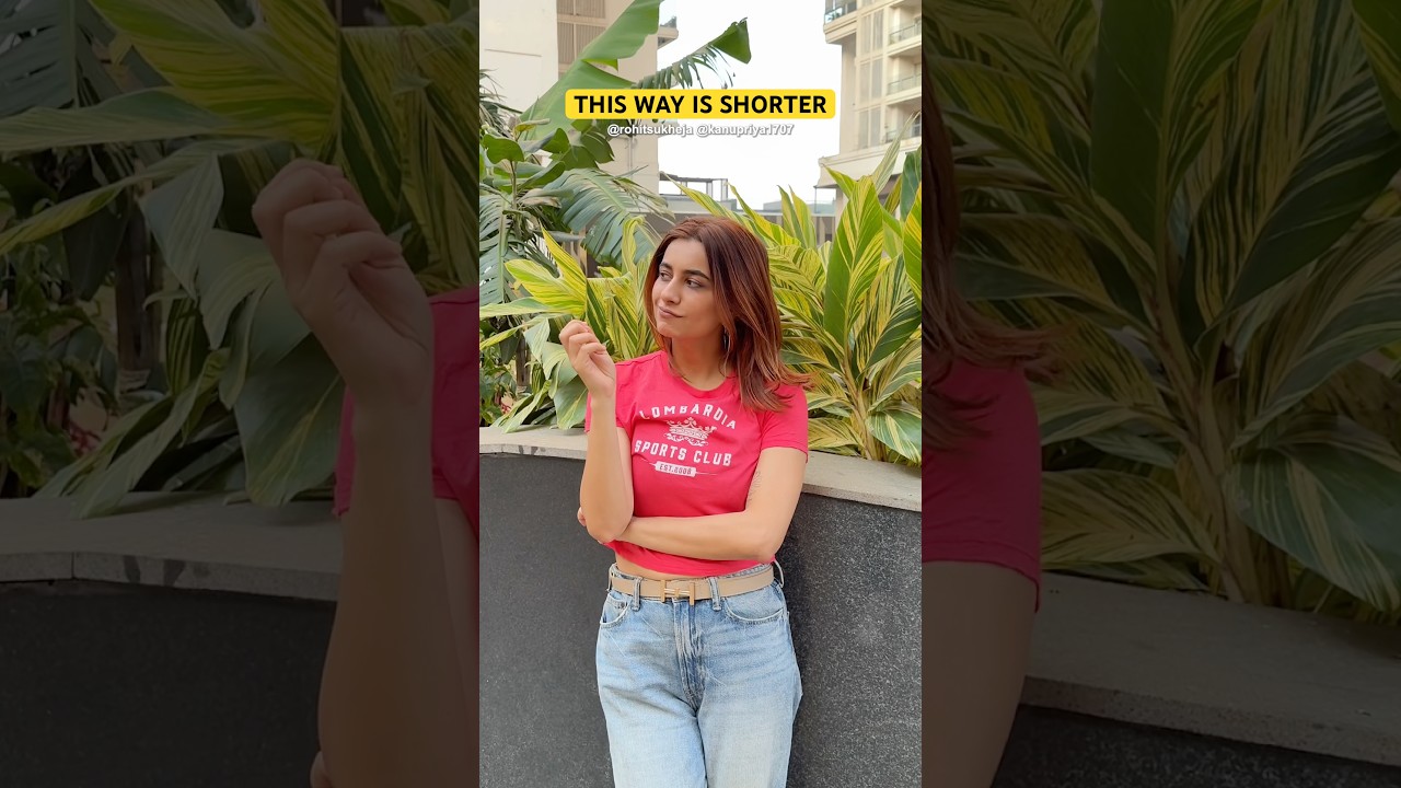 This way is shorter #funny #comedy #couple #explore #shorts