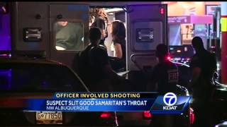 APD-involved shooting: Man slit good Samaritan's throat