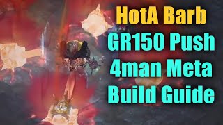 BARB is DPS now! XP/GR150 Meta LoD HotA Barb Full Build Guide - Season 27