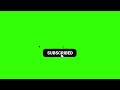 Dark Liquid YouTube Subscribed Button Click Animation Green Screen