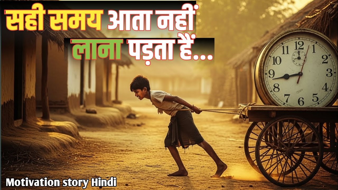 ⏲️सही समय आता नहीं,लाना पड़ता हैं।यह कहानी आपकी सोच बदल देगी। प्रेरणादायक कहानी।Motivational Story 