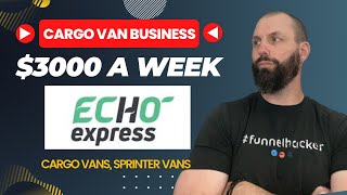 Make $3000 A Week With A Cargo Van Business!#cargovan #medicalcourier #courier